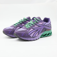Chaussures de course rétro pour hommes en cuir avec semelle en EVA et TPU, amortissantes, style techwear