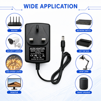 Adaptateur secteur mural professionnel 12V 1A pour moniteur LCD et accessoires informatiques