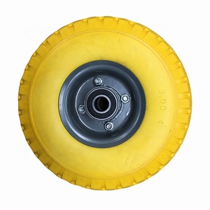 <span class=keywords><strong>Roue</strong></span> de chariot à main en PU solide 260x85 de l'usine 3.00-4 - Product Image 3