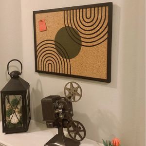 Tableau d'affichage rectangulaire décoratif <span class=keywords><strong>en</strong></span> bois moderne - Product Image 3