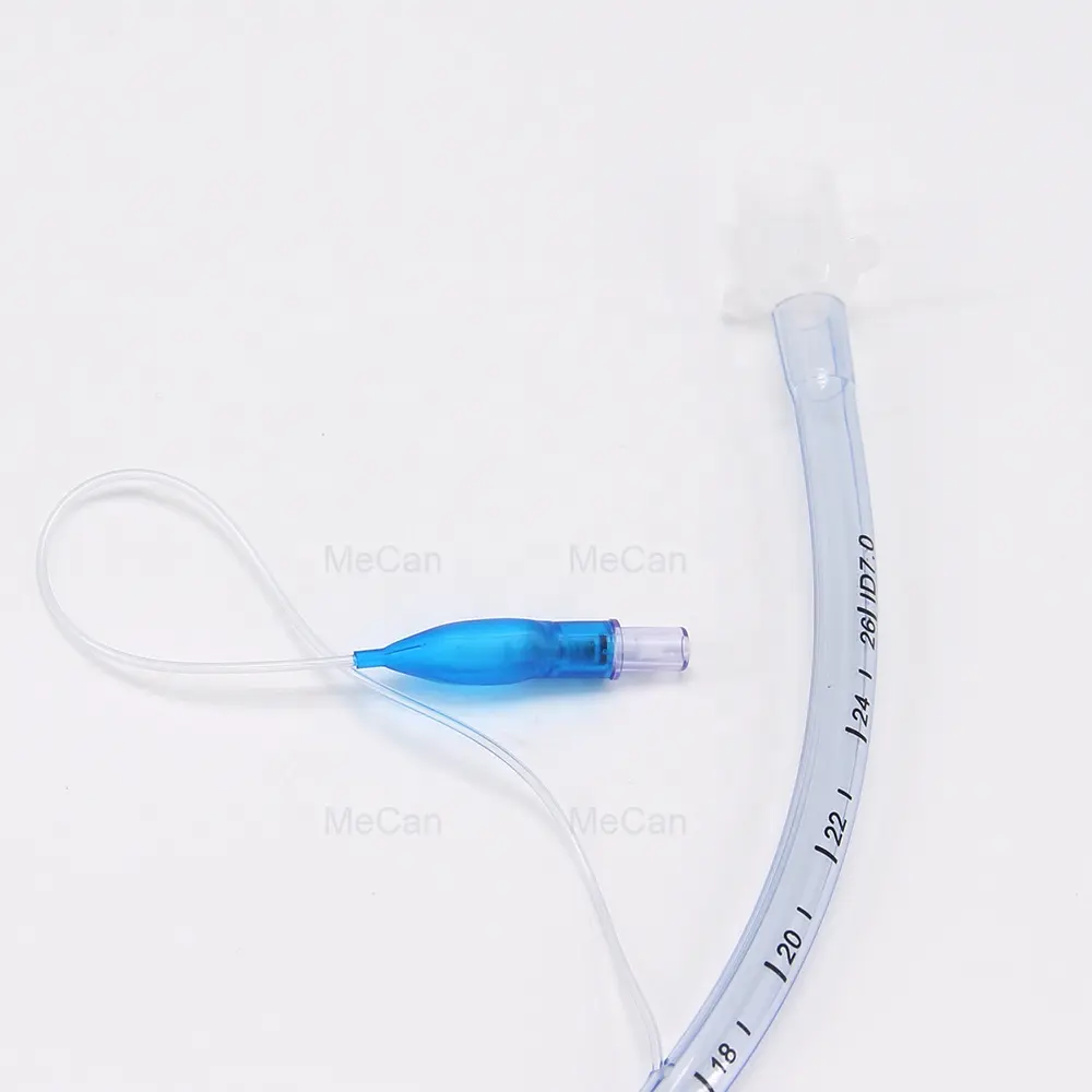 Tubo de intubação endotraqueal com punho de PVC descartável personalizado de alta qualidade para cirurgia hospitalar, fornecedor da China