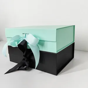 ขนาดที่กําหนดเองscatola regaloกระดาษแข็งแข็งhardbox magnetboxด้านกล่องแม่เหล็กบรรจุภัณฑ์หรูหราพับกล่องของขวัญที่มีฝาปิดแม่เหล็ก