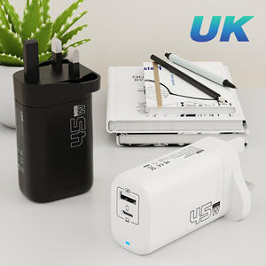 <span class=keywords><strong>Cargador</strong></span> Rápido GAN para <span class=keywords><strong>Redmi</strong></span> Note 13 Pro, 45W PD, <span class=keywords><strong>Cargador</strong></span> Inalámbrico para Teléfono Móvil, Enchufe Europeo, Carga con Tarjeta Uxiono, 5V/3A - Product Image 6