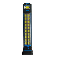Lampe d'urgence portable multifonctionnelle USB à LED en ABS pour camping, tente et travail, avec recharge solaire transfrontalière