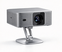 Nouveau projecteur intelligent mini à courte focale au design avancé 300 ANSI, compatible Android 14, 1080P, avec autofocus et correction trapézoïdale pour home cinéma