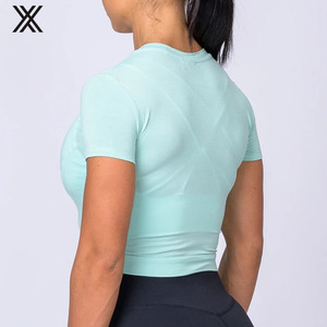 Femmes <span class=keywords><strong>blanc</strong></span> débardeur coton femme <span class=keywords><strong>crop</strong></span> <span class=keywords><strong>top</strong></span> maille Épissage processus Fitness costume de yoga - Product Image 5