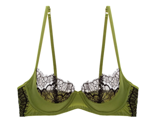 Lencería sexy transfronteriza para mujer, ultrafina, copa 3/4, para busto grande, bordado sólido, ligera, transpirable, con encaje y ligeramente push-up. - Product Image 2