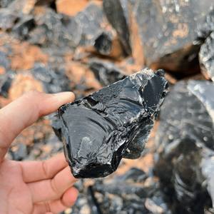 <span class=keywords><strong>Obsidienne</strong></span> naturelle brute pour la décoration intérieure, pierres minérales pour encens, pierres <span class=keywords><strong>de</strong></span> diffusion d'arômes - Product Image 5