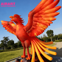 Nouveaux animaux gonflables géants de phénix - Jouet animal en ballon de phénix et décoration de ballon animal pour les défilés et les fêtes