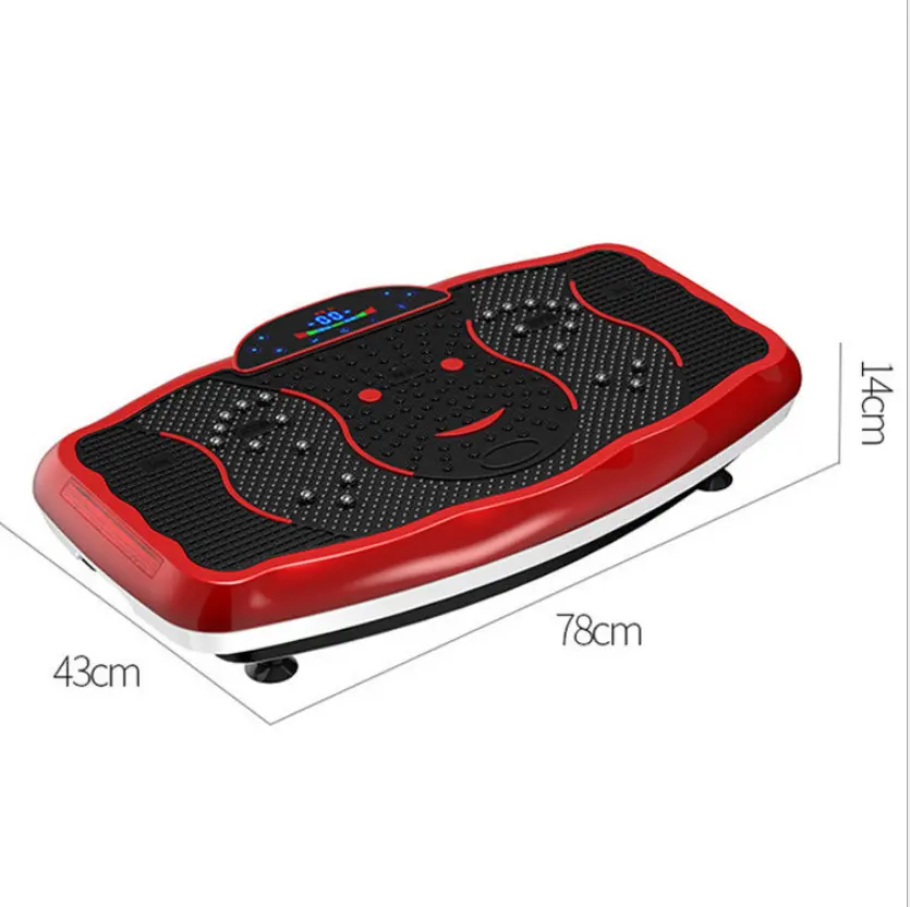 Multi-functional dual-motor home home fitness equipment 4D Vibration Plate Whole Body Vibration Exercise Machine