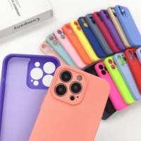 Coque de téléphone portable en silicone TPU colorée de luxe avec logo personnalisé pour iPhone 17 16 15 14 13 12 11 XR XS 18 Pro Max