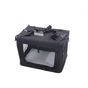 Multifunction Indoor Outdoor Nylon Pet <b>Crate</b> with Mesh Mat Collapsible Soft <b>Dog</b> Cat Bag Portable Pet Soft <b>Crate</b> - Product Image 3