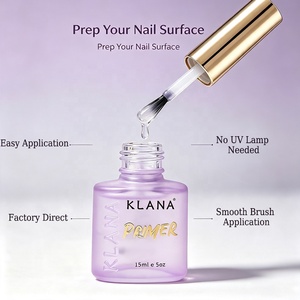 Preparador de Uñas al por Mayor, Fórmula Natural Sin Ácido, 15ml, Secado Rápido en 3 Segundos, Mejora la Adhesión de la Superficie de las Uñas, Líquido Preparador de Uñas OEM - Product Image 2