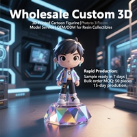 Figurine 3D personnalisée en résine PVC, modèle personnalisé en vinyle, jouet de dessin animé pour cadeau d'anniversaire