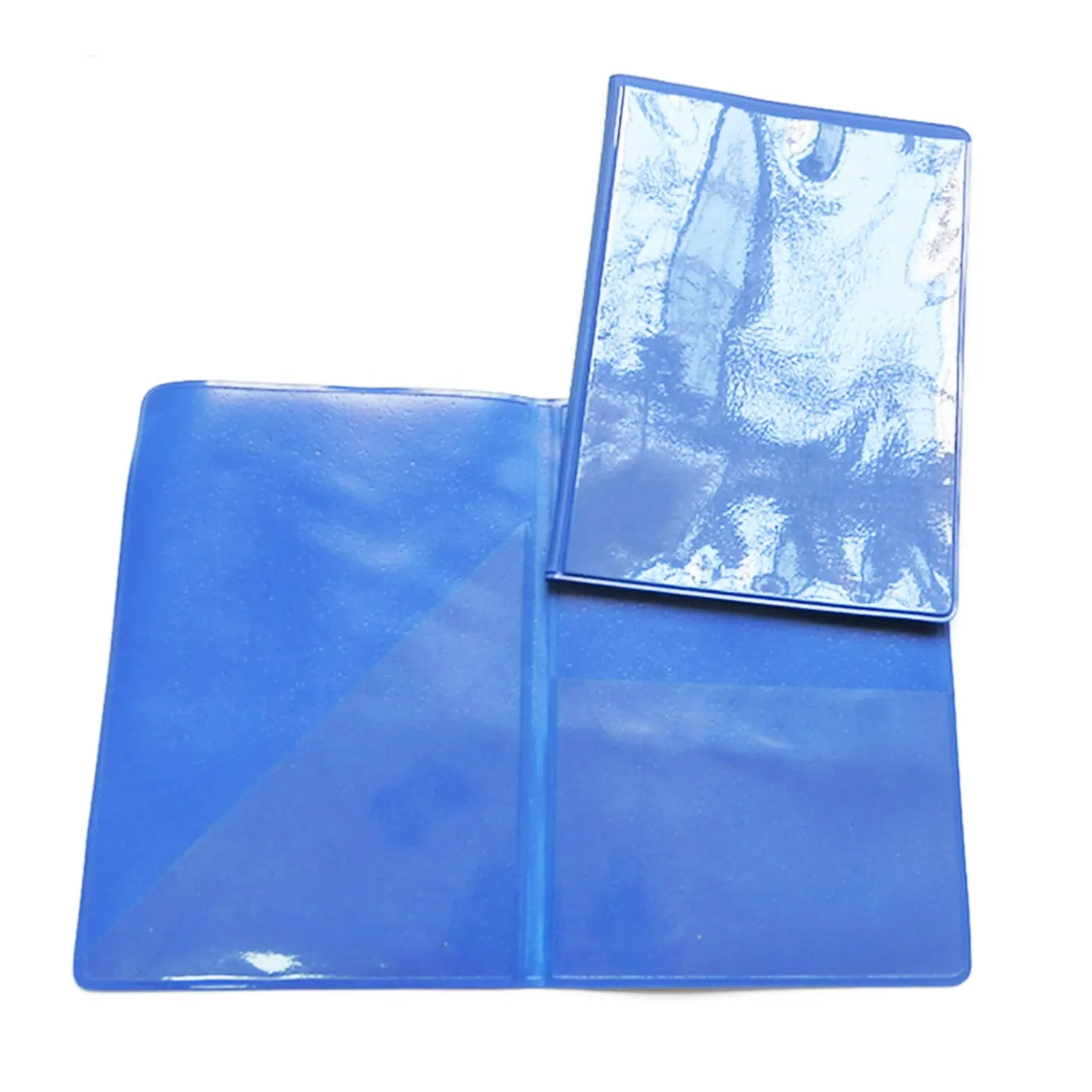 Benutzer definierte a4 oder a5 Blue Plastic Dokument ordner Car Manual Folder Soft Certificate Holder Datei ordner