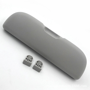 Étui à lunettes intelligent avec poignée, boîte de rangement pour siège de voiture Mercedes Benz, sac à lunettes de soleil en plastique de couleur unie avec clip - Product Image 1