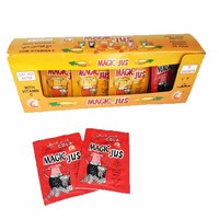 Poudre de jus de fruits aromatisée assortie