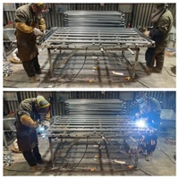 Paneles de Corral para Ganado Galvanizados de Alta Resistencia, Corral Portátil para Vacas y Ovejas, Paneles para Corral de Ganado