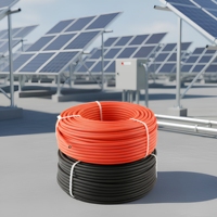 Câble solaire DC hautement flexible 10-95 mm, cuivre étamé, isolation XLPO, systèmes d'alimentation automobile 16A/30A