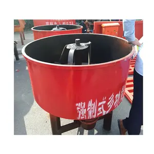 Field construction ceramic tile adhesive mortar mixer clay flat mouth mixer ascending feeding cement mixer