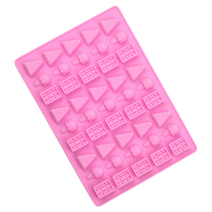 321 49 khoang Mini Kem khuôn sô cô la ngọt ngào hình nón <span class=keywords><strong>Silicone</strong></span> bánh khuôn kẹo dẻo sô cô la nhựa <span class=keywords><strong>Silicone</strong></span> BPA miễn phí tái sử dụng - Product Image 5