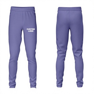 Pantalón Morado Personalizado, Fabricación de Ropa Deportiva de Forro Polar de Poliéster - Product Image 1