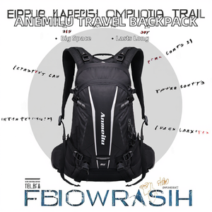 ANEMILU - Mochila Ligera de Nailon de 20L para Viajes y Senderismo, Modelo 1031, para Mujeres y Hombres, Aventuras al Aire Libre, Ciclismo - Product Image 2