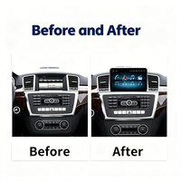 CarPlay Inalámbrico Android Auto GPS para Mercedes GLE-Class W166 NTG5.0 Reproductor Multimedia de Video Android14 de 9 Pulgadas 8+128GB DSP