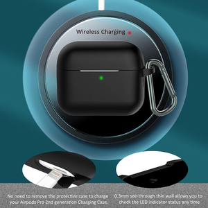 2024 nouvel étui pour Air pods <span class=keywords><strong>Pro</strong></span> 2nd génération étui en silicone souple pour Air pods casque de protection personnalisé - Product Image 5