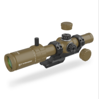 TYPHON 1-10x24IR FFP LPVO Premier plan focal Rouge Vert Réticule illuminé Tube de 30 mm Dia Viseurs optiques Portée de chasse grand Angle
