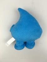 Nouvelle conception CE EN71, adorable poupée en peluche en forme de goutte d'eau bleue, jouet de dessin animé personnalisé