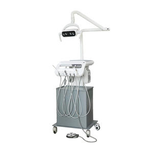 Carrito Dental Móvil XTC-3 con Compresor de Aire Incorporado, Banco de Trabajo Portátil para Equipos de Terapia Oral - Product Image 1