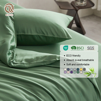 Literie écologique 100% Viscose de bambou Draps-housse avec bandes élastiques Ensemble de lit en bambou