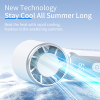 Ventilateur portable rechargeable XKC Mini avec moteur sans balais - Portable pour une utilisation en extérieur, à la maison et à l'hôtel