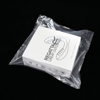 Emballage de costume Gilet en plastique personnalisé avec fermeture éclair et logo personnalisé Sac postal intérieur en plastique Pe avec poche plate