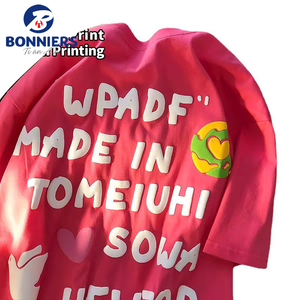 <strong>T</strong> <strong>Shirt</strong> Oversize Heavyweight <strong>T</strong>-<strong>shirt</strong> Men <strong>T</strong>-<strong>shirts</strong> <strong>3d</strong> OEM/ODM Custom Puff Printing <strong>T</strong> <strong>Shirts</strong> With Logo Custom Logo Printed Short - Product Image 3