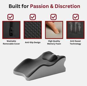 Cuscino Spark 27 Gradi per Coppie, Cuscino Multifunzionale in Schiuma per Letto, Supporto Ergonomico per Posizione Seduta e Sdraiata Durante il Rapporto - Product Image 3