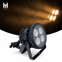 Lampu Par LED COB Dual White 4x50W IP65 Tahan Air 3000K 6500K Pencahayaan Panggung Dengan Kontrol DMX512 untuk Acara Panggung Luar Ruangan