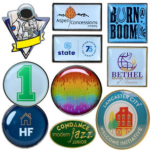 Fabrikant Op Maat Gemaakte Kleding Zinklegering Vintage Metalen Jubileum Reliëf Gegoten Zandstraal Revers Badge Logo Antieke Pin - Product Image 5