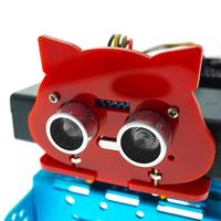 Kit de Coche Robótico de Programación Educativa OKY5016 para Aprendizaje, 4WD, Seguimiento Automático, Evitación de Obstáculos