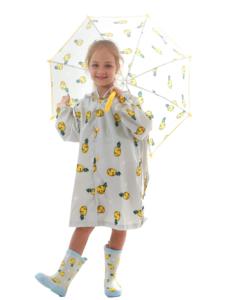 Setelan Jas Hujan, Sepatu Bot Hujan, dan Payung untuk Sekolah, Berkualitas Tinggi, Pakaian Hujan Anak-Anak, Motif Kartun Lucu, Pola Seragam, untuk Cuaca Hujan - Product Image 2