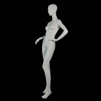 Maniquí de Fibra de Vidrio de Alta Gama, Modelo Femenino de Cuerpo Completo