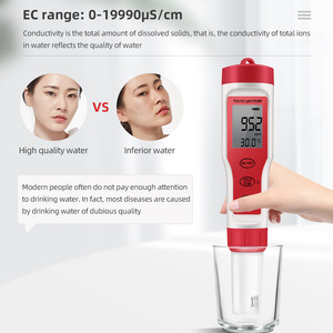 Xiuyuan Portable Water Quality <b>Tester</b> EC015 <b>pH</b> EC TDS Temp Meter Multi Probe Automatic Temperature Compensation - Product Image 4