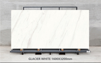 Foshan Fabricant 1600*3200mm Grande dalle murale en porcelaine Carreaux de sol Comptoir d'hôtel Table à manger Pierre frittée