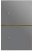Interruptor de Pared Inteligente Tuya Smart Life ZigBee 3.0, 118, 2 Botones, 1 Vía, Panel de Botones para PC con Control por Voz