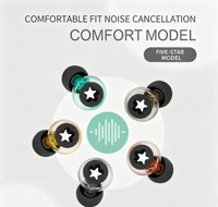 Bouchons d'oreilles transparents en cristal à forte réduction de bruit, anti-bruit pour le sommeil et le travail, coffret cadeau
