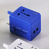 Adaptor daya colokan konversi USB PD multifungsi, tipe perjalanan kompatibel dengan penggunaan Multi negara untuk earphone