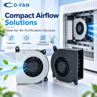 Ventilateur centrifuge DC 75x70x15mm, mini ventilateur centrifuge en plastique 75mm, ventilateur de refroidissement 5V/12V/24V