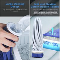 Sac d'eau chaude glacée épaississant réutilisable de nouvelle génération pour la physiothérapie facile à transporter blessures corporelles
