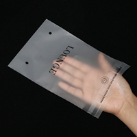 Sac d'emballage en plastique scellé auto-adhésif transparent, sac cadeau réutilisable en cellophane OPP refermable